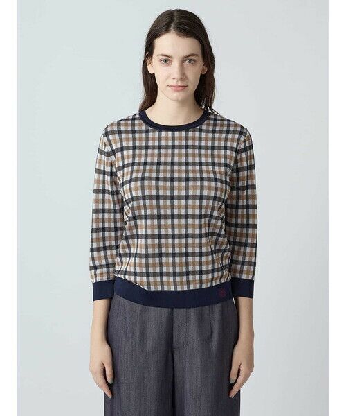 Aquascutum / アクアスキュータム ニット・セーター | クラブチェックニット | 詳細2