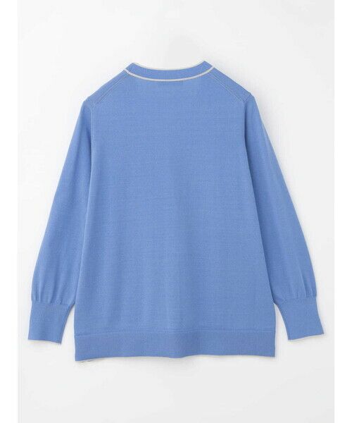 Aquascutum / アクアスキュータム ニット・セーター | 配色ライン カーディガン | 詳細7