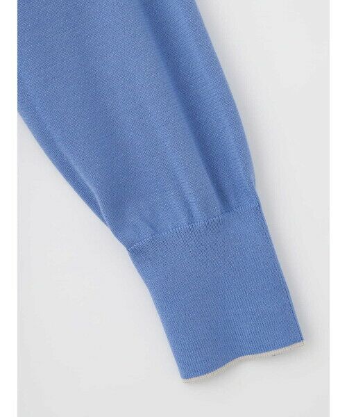 Aquascutum / アクアスキュータム ニット・セーター | 配色ライン カーディガン | 詳細9