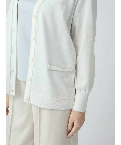 Aquascutum / アクアスキュータム ニット・セーター | 配色ライン カーディガン | 詳細13