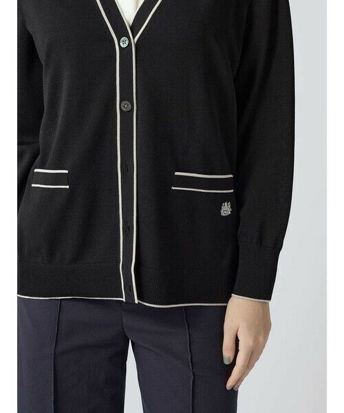 Aquascutum / アクアスキュータム ニット・セーター | 配色ライン カーディガン | 詳細16