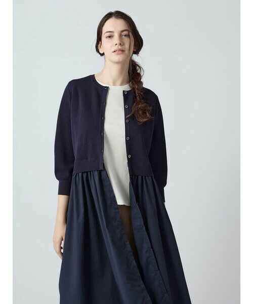 Aquascutum / アクアスキュータム ニット・セーター | 布帛コンビニットドレス | 詳細2