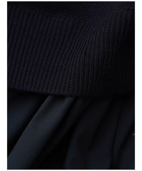 Aquascutum / アクアスキュータム ニット・セーター | 布帛コンビニットドレス | 詳細4