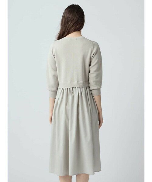 Aquascutum / アクアスキュータム ニット・セーター | 布帛コンビニットドレス | 詳細8