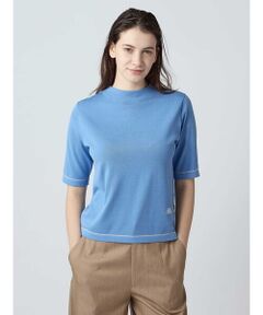 Aquascutum / アクアスキュータム ニット・セーター | 配色ライン ニット