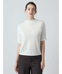 Aquascutum / アクアスキュータム ニット・セーター | 配色ライン ニット