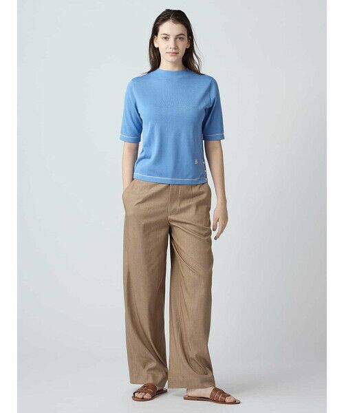 Aquascutum / アクアスキュータム ニット・セーター | 配色ライン ニット | 詳細1