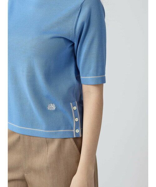 Aquascutum / アクアスキュータム ニット・セーター | 配色ライン ニット | 詳細2