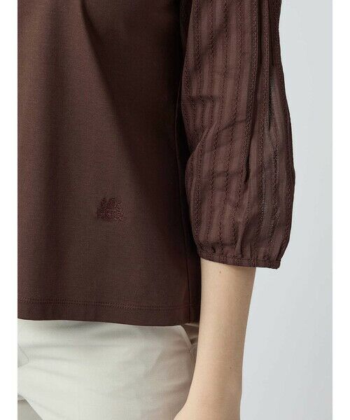 Aquascutum / アクアスキュータム カットソー | ストライプレースコンビ | 詳細5