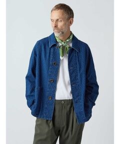 Aquascutum / アクアスキュータム ブルゾン | Club Check Denim Jacquard Jacket