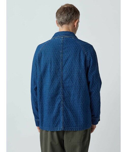 Aquascutum / アクアスキュータム ブルゾン | Club Check Denim Jacquard Jacket | 詳細4