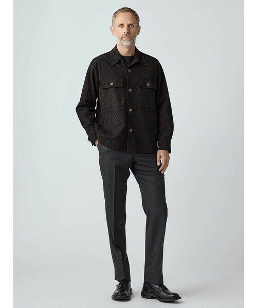 Aquascutum / アクアスキュータム その他アウター | Goat Suede CC Motif  Short Jacket | 詳細1