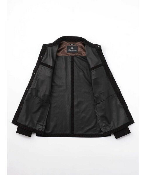 Aquascutum / アクアスキュータム その他アウター | Goat Suede CC Motif  Short Jacket | 詳細10