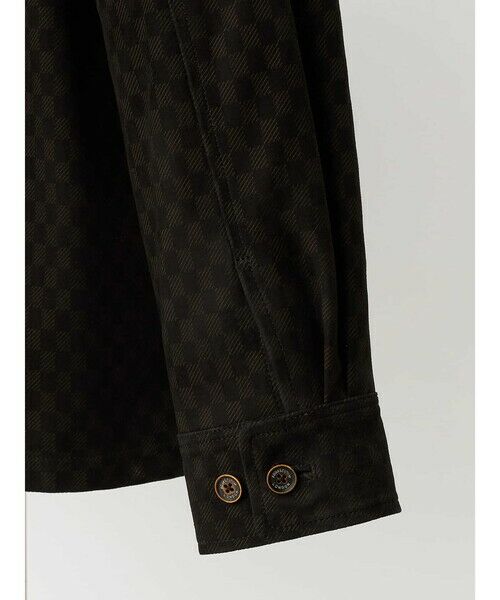 Aquascutum / アクアスキュータム その他アウター | Goat Suede CC Motif  Short Jacket | 詳細9