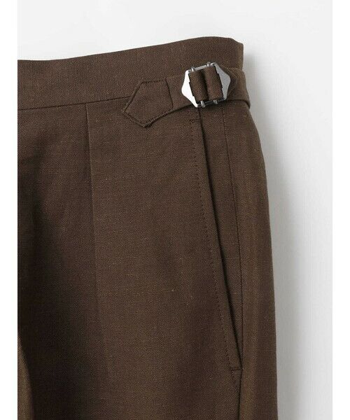 Aquascutum / アクアスキュータム スラックス・ドレスパンツ | Cotton&Linen Chambray Trousers | 詳細10