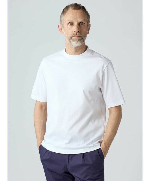 Aquascutum / アクアスキュータム カットソー | TEC.3 Cool touch T-shirt（ﾎﾜｲﾄ）