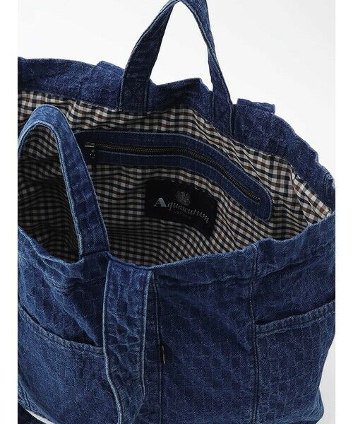 Aquascutum / アクアスキュータム その他小物 | Denim Jacquard Tote Bag | 詳細6
