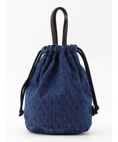 Aquascutum / アクアスキュータム その他小物 | Denim Jacquard Reversible Drawstring Bag