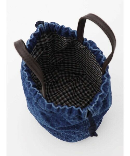 Aquascutum / アクアスキュータム その他小物 | Denim Jacquard Reversible Drawstring Bag | 詳細6