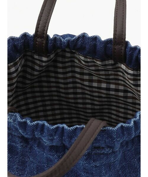 Aquascutum / アクアスキュータム その他小物 | Denim Jacquard Reversible Drawstring Bag | 詳細7