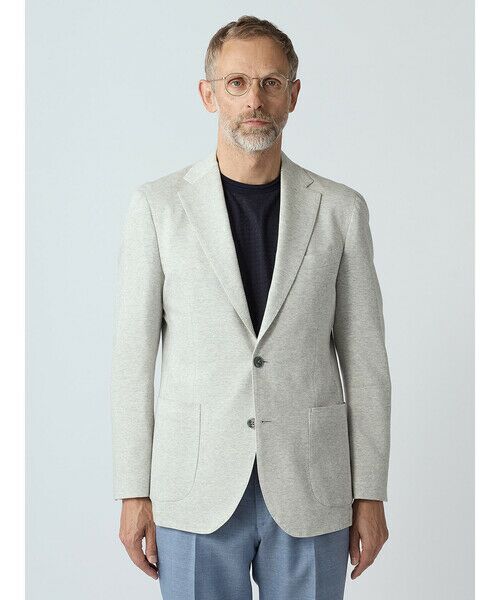 Aquascutum / アクアスキュータム テーラードジャケット | 【KING SIZE】Honeycomb Light Jersey Jacket | 詳細2