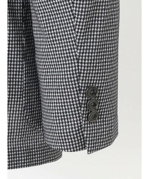 Aquascutum / アクアスキュータム テーラードジャケット | 【KING SIZE】TEC.3 Sheperd Check Knit Jacket | 詳細10