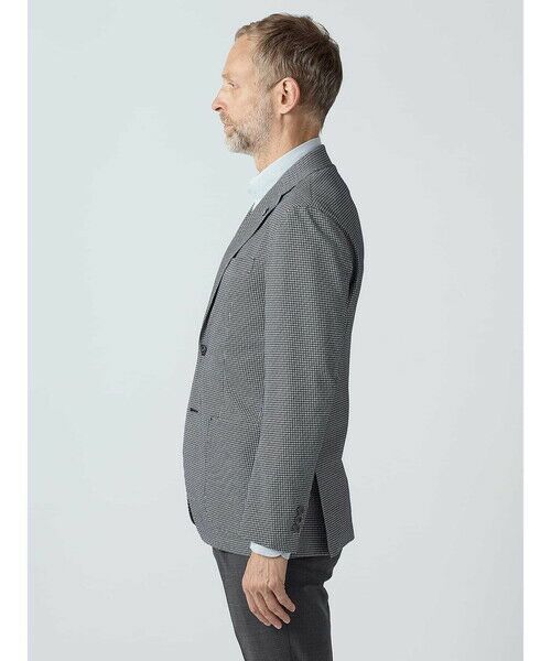 Aquascutum / アクアスキュータム テーラードジャケット | 【KING SIZE】TEC.3 Sheperd Check Knit Jacket | 詳細3