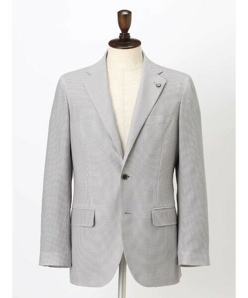 Aquascutum / アクアスキュータム テーラードジャケット | 【KING SIZE】TEC.3 Karami Houndstooth Jacket | 詳細3