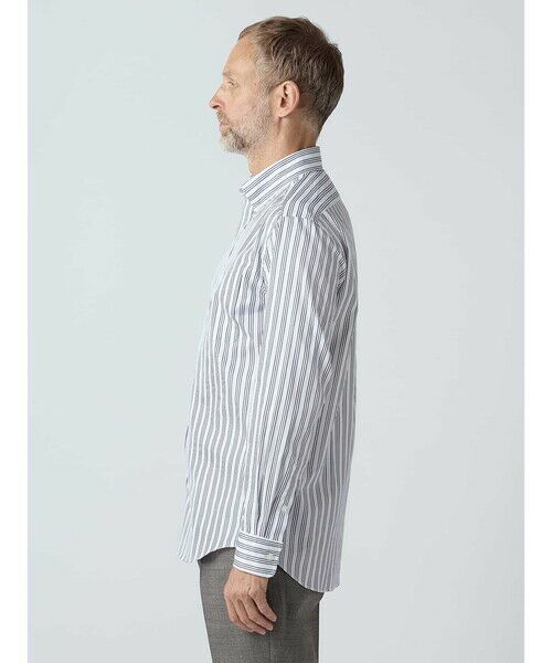 Aquascutum / アクアスキュータム シャツ・ブラウス | 【KING SIZE】Dobby Multi Stripe Shirt | 詳細3