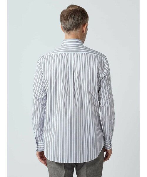 Aquascutum / アクアスキュータム シャツ・ブラウス | 【KING SIZE】Dobby Multi Stripe Shirt | 詳細4