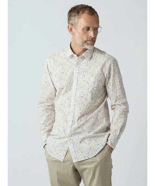 Aquascutum / アクアスキュータム シャツ・ブラウス | 【KING SIZE】Botanical Print Shirt（ｸﾞﾘｰﾝ）