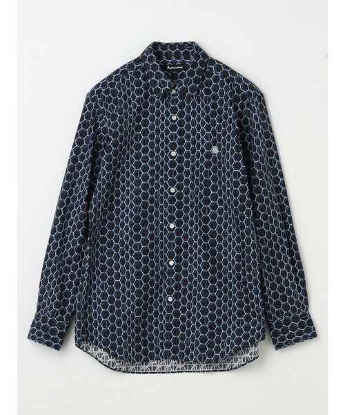 Aquascutum / アクアスキュータム シャツ・ブラウス | 【KING SIZE】Honeycomb Print Shirt | 詳細6