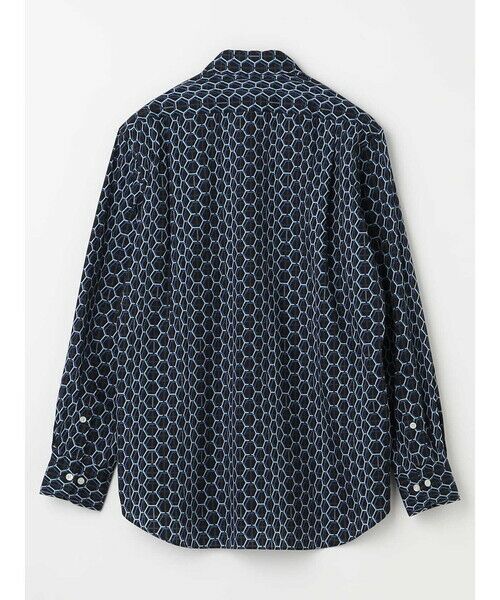 Aquascutum / アクアスキュータム シャツ・ブラウス | 【KING SIZE】Honeycomb Print Shirt | 詳細7