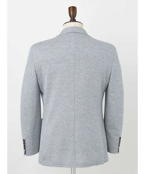 Aquascutum / アクアスキュータム テーラードジャケット | Houndstooth Jersey Jacket | 詳細1