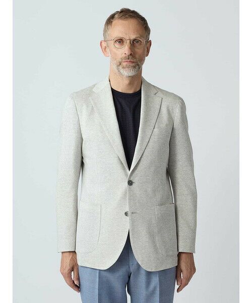 Aquascutum / アクアスキュータム テーラードジャケット | Honeycomb Light Jersey Jacket | 詳細2