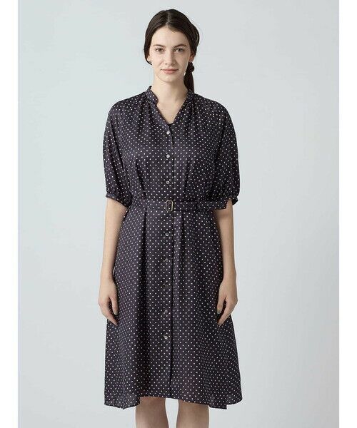 Aquascutum / アクアスキュータム ドレス | スクエアドットプリントドレス | 詳細2