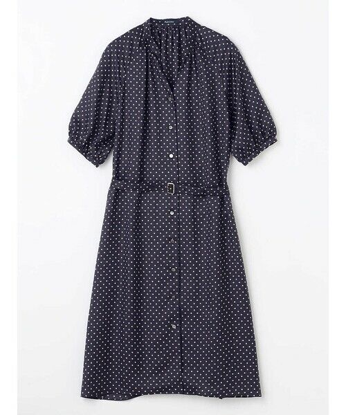 Aquascutum / アクアスキュータム ドレス | スクエアドットプリントドレス | 詳細6