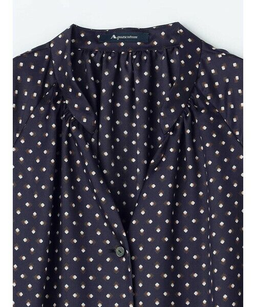 Aquascutum / アクアスキュータム ドレス | スクエアドットプリントドレス | 詳細8