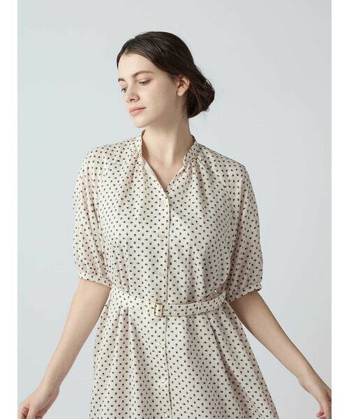 Aquascutum / アクアスキュータム ドレス | スクエアドットプリントドレス | 詳細15