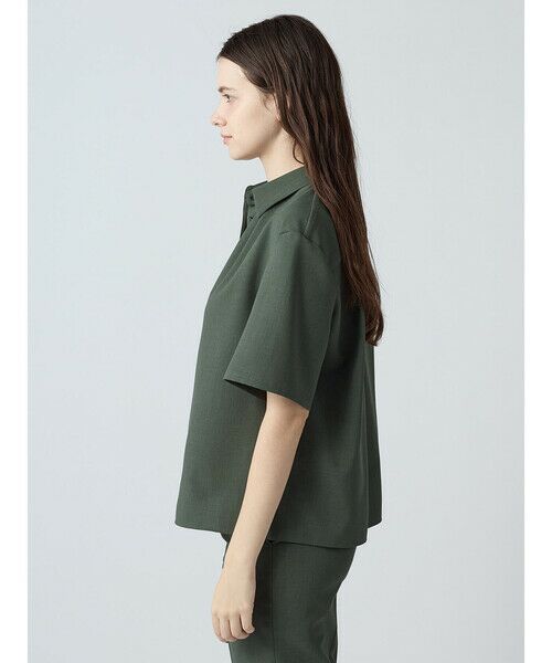 Aquascutum / アクアスキュータム シャツ・ブラウス | 【セットアップ対応】ライト強撚ハーフスリーブシャツ | 詳細3