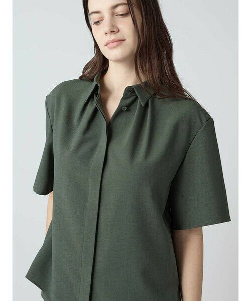 Aquascutum / アクアスキュータム シャツ・ブラウス | 【セットアップ対応】ライト強撚ハーフスリーブシャツ | 詳細5