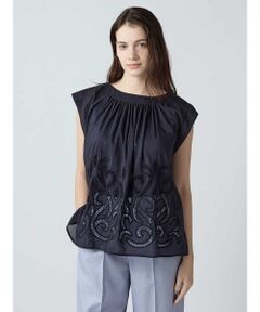 Aquascutum / アクアスキュータム シャツ・ブラウス | コード刺繍ブラウス