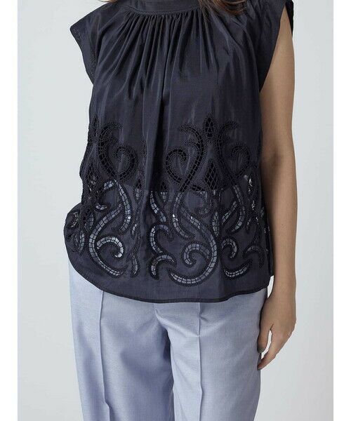 Aquascutum / アクアスキュータム シャツ・ブラウス | コード刺繍ブラウス | 詳細5