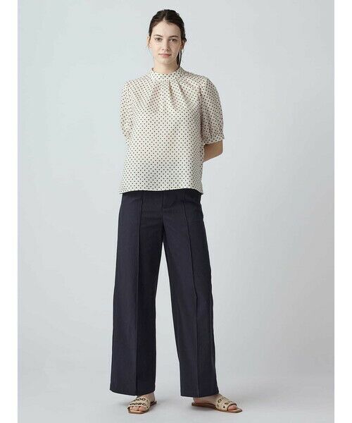 Aquascutum / アクアスキュータム シャツ・ブラウス | スクエアドットプリントブラウス | 詳細1