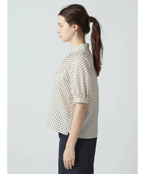 Aquascutum / アクアスキュータム シャツ・ブラウス | スクエアドットプリントブラウス | 詳細3