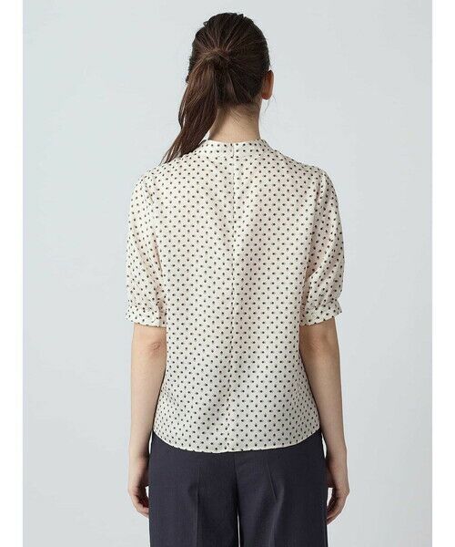 Aquascutum / アクアスキュータム シャツ・ブラウス | スクエアドットプリントブラウス | 詳細4