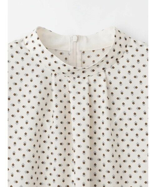 Aquascutum / アクアスキュータム シャツ・ブラウス | スクエアドットプリントブラウス | 詳細8