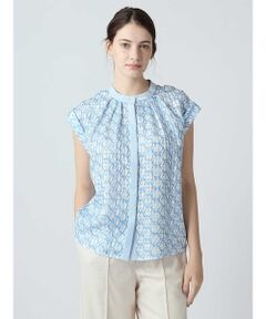 Aquascutum / アクアスキュータム シャツ・ブラウス | 【セットアップ対応】ハニカムプリントブラウス