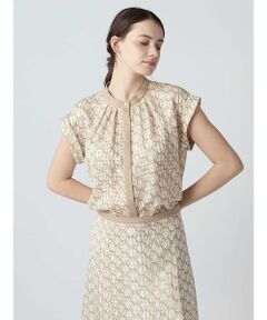 Aquascutum / アクアスキュータム シャツ・ブラウス | 【セットアップ対応】ハニカムプリントブラウス