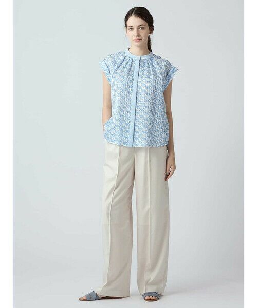 Aquascutum / アクアスキュータム シャツ・ブラウス | 【セットアップ対応】ハニカムプリントブラウス | 詳細1